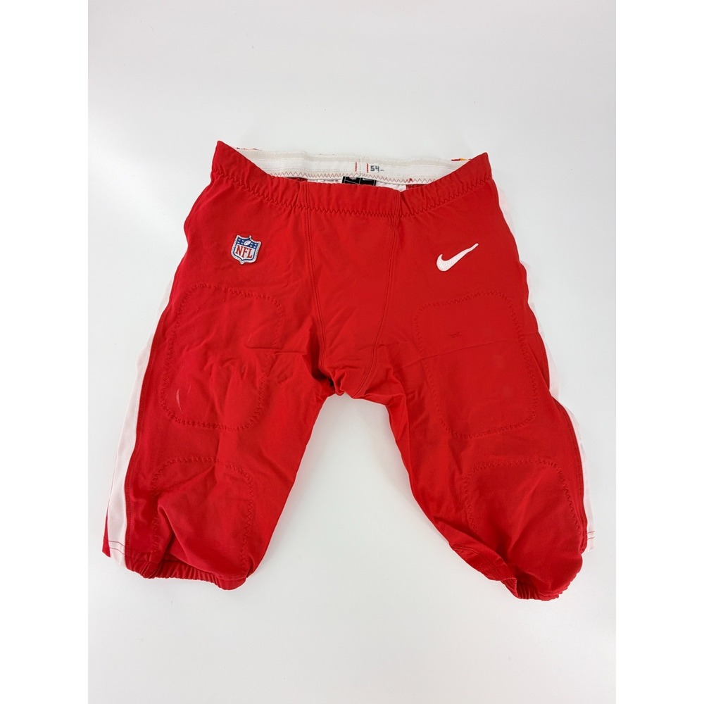 Kansas City Chiefs Nike NFL Team Issued Football Pants Mens Size 36 Red 2024 #54